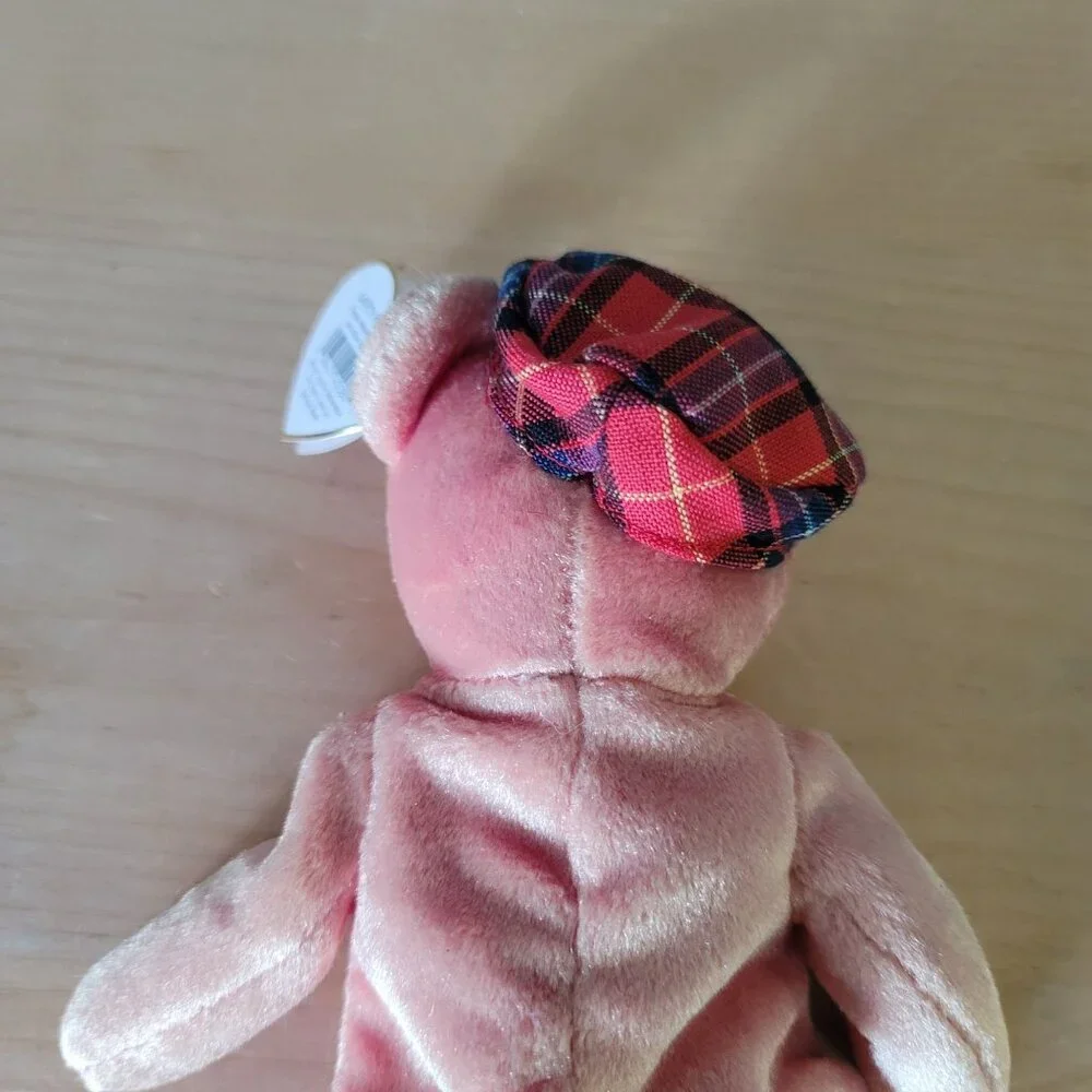 Ty Beanie Baby PGA Tour‎ ChariTee Bear With Plaid Cap